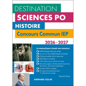 Destination Sciences Po Histoire - Concours commun IEP - 2026-2027 Destination Sciences Po Histoire - Concours commun IEP - 2026-2027