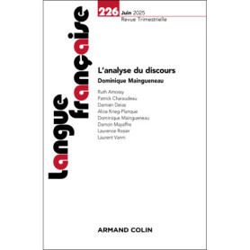 Langue française Nº226 2/2025 Langue française Nº226 2/2025