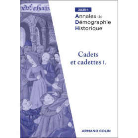 Annales de démographie historique n°1/2025 Annales de démographie historique n°1/2025