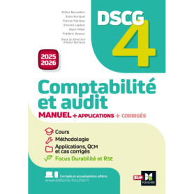 DSCG 4 - Comptabilité et audit - Manuel et applications - Millésime 2025-2026 DSCG 4 - Comptabilité et audit - Manuel et applications - Millésime 2025-2026