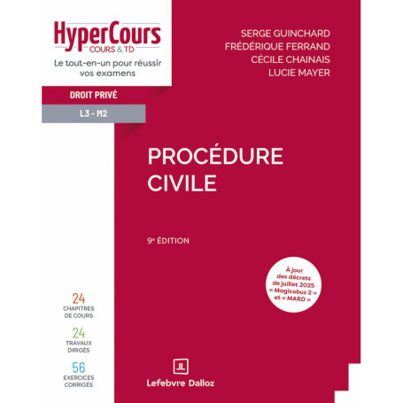 Procédure civile. 9e éd.