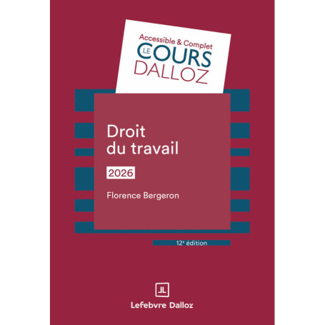 Droit du travail 2026. 12e éd.