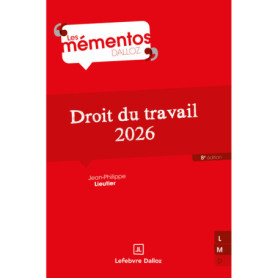 Droit du travail 2026. 8e éd. Droit du travail 2026. 8e éd.