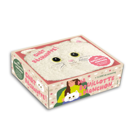Coffret ma bouillotte manchon - Chat réchauffe