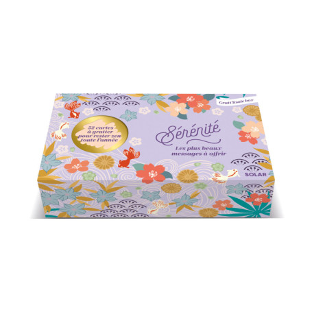Grattitude Box Sérénité. Les plus beaux messages à offrir - 52 cartes à gratter pour rester zen toute l'année