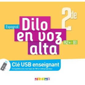 Dilo en voz alta - Espagnol 2de Ed. 2025 - Clé USB Dilo en voz alta - Espagnol 2de Ed. 2025 - Clé USB