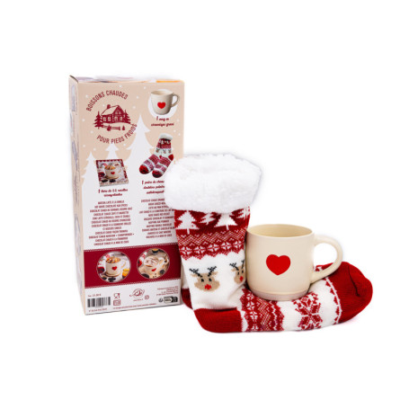 2025, Rouge - Bien dans mes chaussettes pour cocooner !