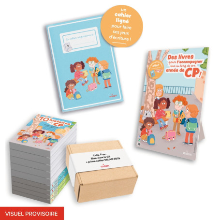 Colis 9 ex. Bien vivre le CP + prime cahier MILAN 2025