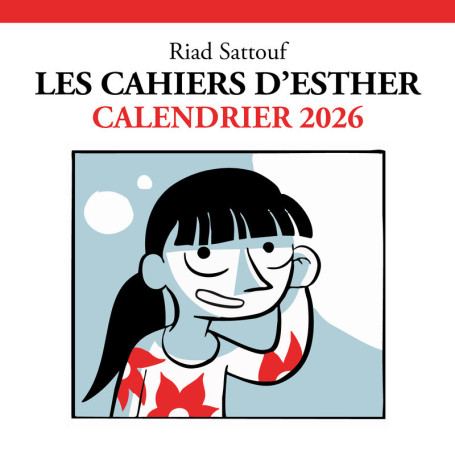 Calendrier 2026 Les Cahiers d'Esther