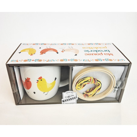 Ma pause broderie poulettes