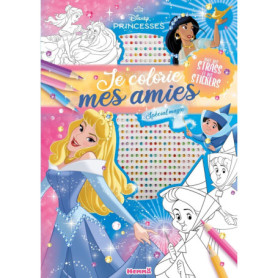 Disney Princesses - Je colorie mes amies - Avec strass - Spécial magie - Avec des strass et des stickers Disney Princesses - Je colorie mes amies - Avec strass - Spécial magie - Avec des strass et des stickers