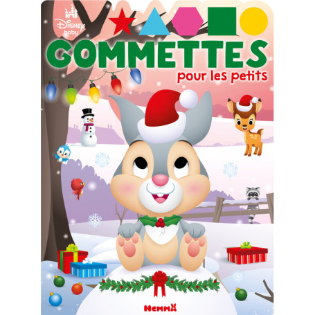 Disney Baby - Gommettes pour les petits (Noël - Pampan et Bambi)