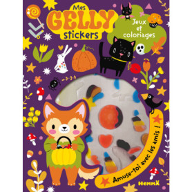 Mes gelly stickers - Jeux et coloriages (Halloween) - Amuse-toi avec les amis ! Mes gelly stickers - Jeux et coloriages (Halloween) - Amuse-toi avec les amis !