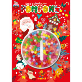 Mes coloriages pompons (Noël) Mes coloriages pompons (Noël)