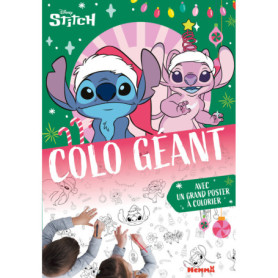 Disney Stitch - Colo géant (Noël) - Avec un grand poster à colorier Disney Stitch - Colo géant (Noël) - Avec un grand poster à colorier