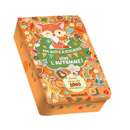 Ma boite à stickers - Vive l'Automne ! - Avec plus de 1000 stickers !