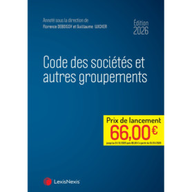 Code des sociétés et autres groupements 2026 Code des sociétés et autres groupements 2026