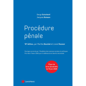 Procédure pénale Procédure pénale