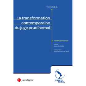 La transformation contemporaine du juge prud'homal La transformation contemporaine du juge prud'homal