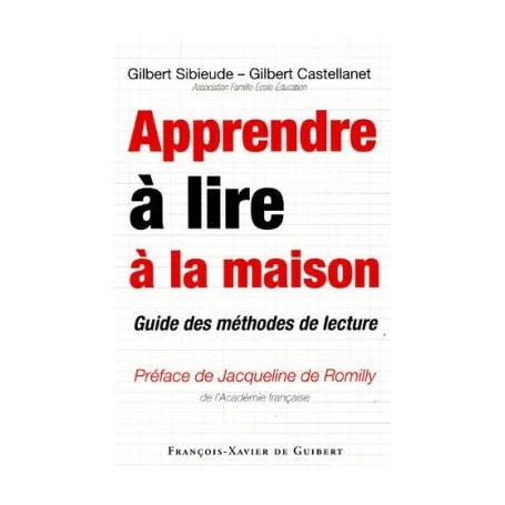 Apprendre à lire à la maison