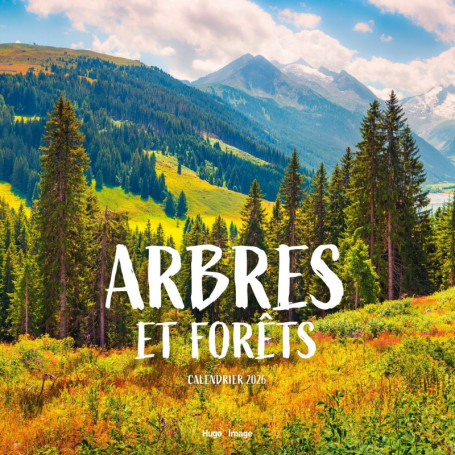 Calendrier mural Arbres et Fôrets 2026