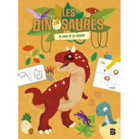 Les dinosaures : Je joue et je colorie Les dinosaures : Je joue et je colorie