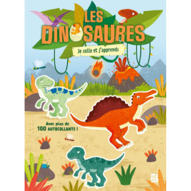 Les dinosaures : Je colle et j'apprends Les dinosaures : Je colle et j'apprends