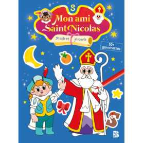 Mon ami Saint Nicolas : Je colle et je colorie Mon ami Saint Nicolas : Je colle et je colorie