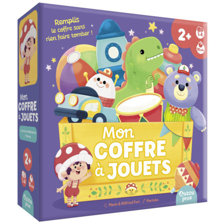 Mon coffre à jouets - Remplis le coffre sans rien faire tomber !