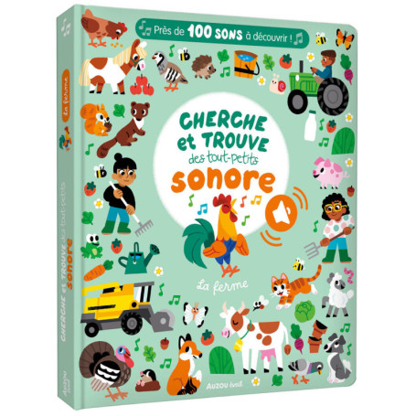 Cherche et trouve des tout-petits sonore - la ferme