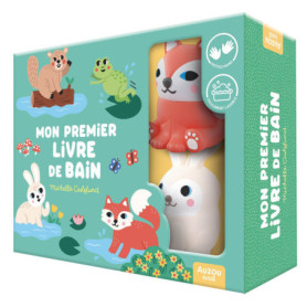 Le bain de petit renard - Un coffret avec un livre de bain et 2 jouets déclipsables ! Le bain de petit renard - Un coffret avec un livre de bain et 2 jouets déclipsables !