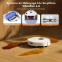 roborock Q10 S5+ Set Aspirateur Robot Laveur avec Station, 10000 Pa Aspiration, Vidage Automatique, Double Anti-emmêlement, Syst