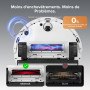 roborock Q10 S5+ Set Aspirateur Robot Laveur avec Station, 10000 Pa Aspiration, Vidage Automatique, Double Anti-emmêlement, Syst