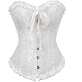 Josamogre Corset Bustier Femme Sexy Top Lacets Gothique Dentelle Floral Vintage Josamogre Corset Bustier Femme Sexy Top Lacets Gothique Dentelle Floral Vintage