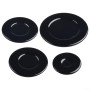 Lot de 4 cache-brûleurs à gaz 55 mm/75 mm/100 mm pour cuisinière à gaz SABAF (concave)