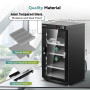 Spolehli Armoire sèche pour appareils Photo 55L Déshumidificateur de Produits électroniques Armoire à Test d'humidité avec lumiè