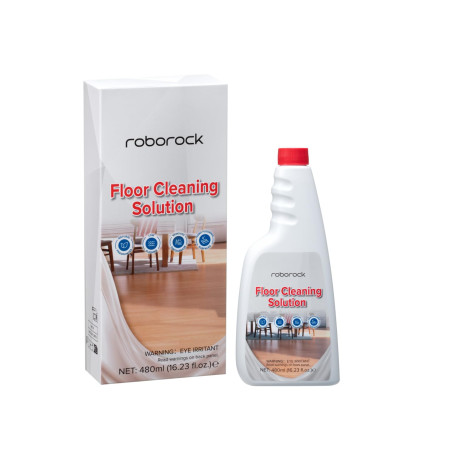 roborock Nettoyant d'origine 480ml pour Aspirateur Robot roboorck Série S/Qrevo/Q et Aspirateur Sec et Humide Série Dyad/Flexi, 