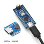 APKLVSR Modules Nano CH340 5 V 16 m USB C mâle avec Puce CH340 pour Arduino Nano(5PCS)