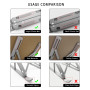 AiTodos® Support Ordinateur Portable, Alliage D'aluminium, Léger, Compact Portable Pliable - Ventilation et Dissipation de la Ch