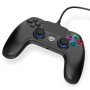 Freaks and Geeks - Manette Filaire Noire pour PS4 avec Câble 3M avec prise Jack