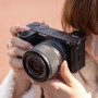 VILTROX 25 mm f/1.7 F1.7 Auto Focus Grande ouverture APS-C Objectif de poche FE Compatible avec les appareils photo Sony E-Mount