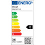 SENQIU Plafonnier Led Moderne, 36W 2900LM Luminaire Plafonnier Led Noir, Créatif Pétales Design Lampe de Plafond en Acrylique po