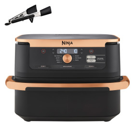 NINJA Foodi FlexDrawer Air Fryer 2 Compartiments Avec Séparateur Amovible, Grande Capacité 10,4L, Air Fryer 7-en1, Max 240°C, Pi NINJA Foodi FlexDrawer Air Fryer 2 Compartiments Avec Séparateur Amovible, Grande Capacité 10,4L, Air Fryer 7-en1, Max 240°C, Pi