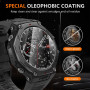 Diruite 4 Pièces Protection Écran pour Amazfit T-Rex 3 Verre Trempé,Anti-Rayures HD Verre Screen Protection pour Amazfit T-Rex 3