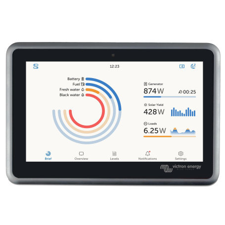 Victron Energy Ekrano GX avec Écran Intégré pour la Surveillance et le Contrôle du Système