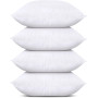 Utopia Bedding Coussins de Garnissage 55 x 55 cm (Lot de 4), Coussin à Recouvrir, Oreillers Intérieur, Rembourrage Coussins (Bla