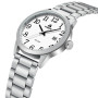 LN LENQIN Montres pour Hommes Montres en Acier Inoxydable pour Hommes Montre analogique à Quartz Montre étanche Montres-Bracelet