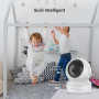 EZVIZ C6N 2 Pack Caméra Surveillance WiFi Intérieure 1080p, Caméra Bébé Pan/Tilt à 360°, Vision Nocturne Intelligente avec Smart