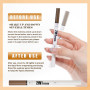 Crayon à sourcils liquide 2 en 1, 3D Crayon à sourcils Microblading et gel pour sourcils avec embout à 4 fourches, Crayon Sourci