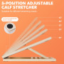 Planche Inclinée Professionnelle, Panneau Incliné Réglable en Bois Portable Planche d'Équilibre avec Poignée pour Mollet Squats 